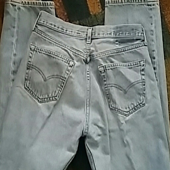 501 Levi's button up raggy look style - Picture 2 of 5